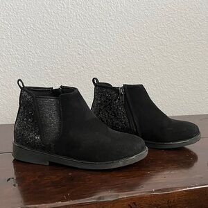Harper Canyon Black Sparkle Kids Boots